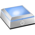 thumbnail image 1 of Base de luz LED multicolor para exhibiciones, placa cuadrada iluminada para arte de cristal con interruptor táctil sensible (superficie plana), 1 of 5
