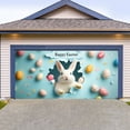 thumbnail image 6 of Easter Garage Door Decoration Happy Easter Garage Door Banner Large Easter Bunny Egg Spring Flower Cover Background Decal For Outdoor Indoor Hanging Party Supplies, 6 of 8