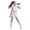 K-Anime Pop Star_D, variant on Kids Girls Pop Singer Cosplay Costume, 2-Piece Concert Stage Outfit Crop Top and Shorts Set for Halloween Fancy Dress Up, 7-8Y
