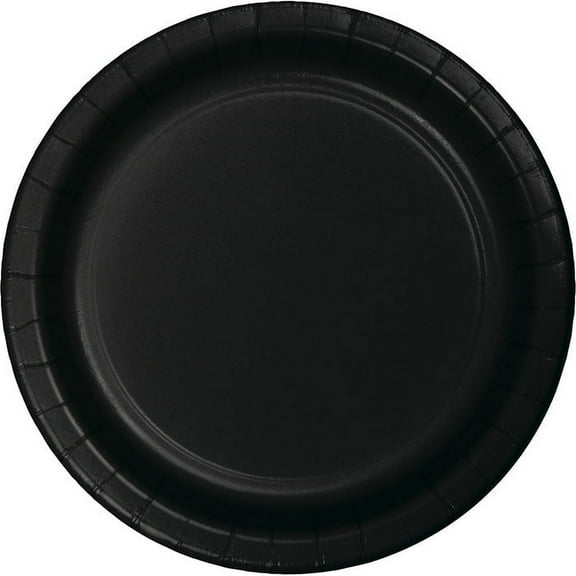 900 Count Bulk Pack Black Velvet Dessert Plates