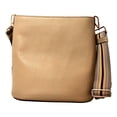 thumbnail image 2 of Prada Vitello Phenix Cammeo Leather Stripe Strap Bucket Bag 1BE057, 2 of 5