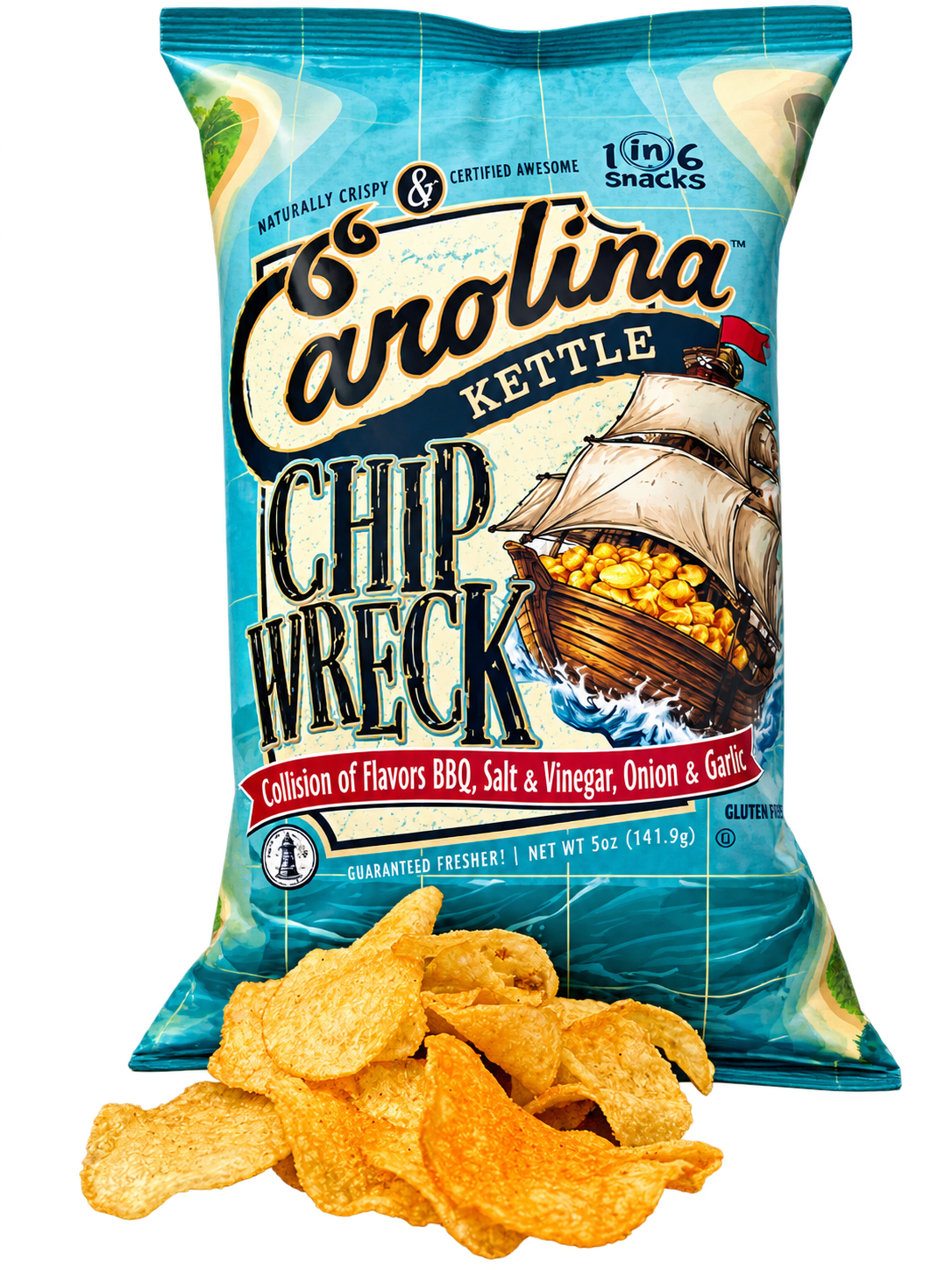 Carolina Kettle Chip Wreck 5 OZ