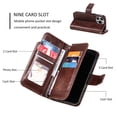 thumbnail image 5 of ETFAST Wallet Flip Leather Case For iPhone 15 Pro Max 15Plus 14 Pro Max 13 Pro Max 12 Pro Max 11 X XR XS Max 8 7 6 Plus SE Phone Case, 5 of 11