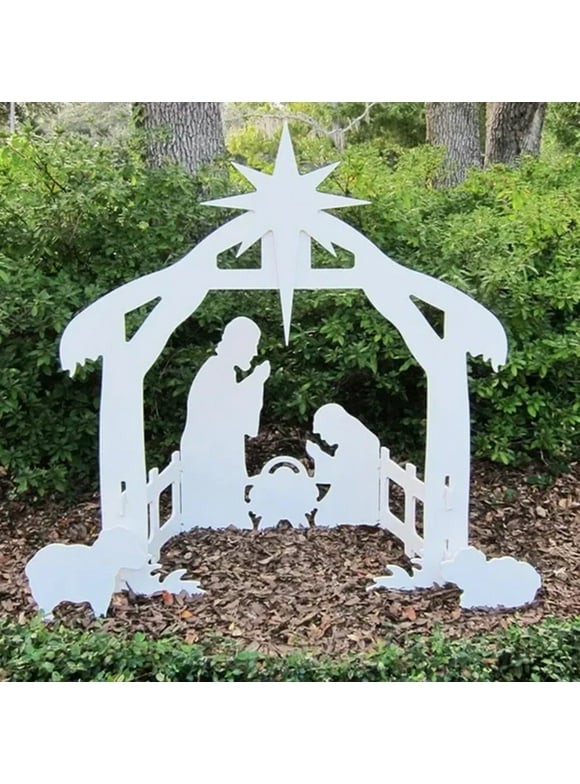 Outdoor Nativity Scene in Nativity Scenes