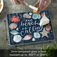 thumbnail image 4 of CounterArt Beach is Calling Tempered Glass Cutting Board 10" by 8", 4 of 7