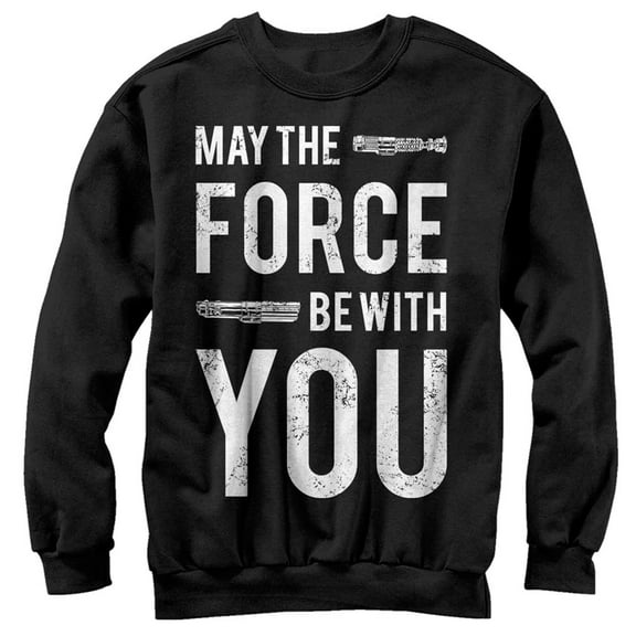 Men's Star Wars With U- Crew Sweatshirt XX-Large Black