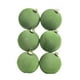 thumbnail image 2 of Bolas colgantes navideñas,Adornos navideños con bolas flocadas para exterior e interior,Fiesta navideña Festival Jardín Patio trasero Césped,Surtido de adornos decorativos para colgar Verde, 2 of 8