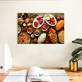 thumbnail image 3 of Elephant Stock Indian Cuisine Specialties Wall Art - Horizontal Canvas Wall Art - Dining Room Wall Decor - Food And Drink Canvas - Brown And White Decor - 12" x 8", 3 of 8