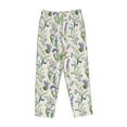 thumbnail image 4 of Xecao Wisteria Flower Women's Straight Lounge Pajama Pants: The Epitome of Relaxed Sleepwear, 4 of 9