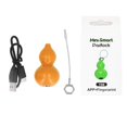 thumbnail image 2 of Sonew Fingerprint Padlock, 3 Color Optional Waterproof and Rechargable Cabinet Lock with App Control, Gourd Shaped Biometric Lock for Luggage Suitcase Backpack and Gym, 2 of 7