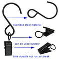 thumbnail image 2 of 20PCS Stainless Steel Curtain Hook Clips for Hanging and Decoration, 2 of 5