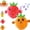 2pcs-C, variant on GliJian Interactive Music Plush Toy, Touch Sensitive Soft Fruit Musical Toy, Induction Singing Sensory Toy