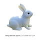 thumbnail image 5 of Yuarrent Cosas en miniatura de resina sintética, diseño exquisito duradero, no se desvanecen fácilmente, lindas y llamativas ranas pequeñas, Decoración del hogar Gris Yuarrent HA060109-01, 5 of 6