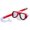 Red, variant on Xmarks 4-color Professional Underwater Anti-fog Diving Cover Swimming Pool Equipment Snorkel Glasses Set