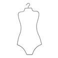 thumbnail image 4 of Perchas de Ropa de Playa Sunnimix con Forma de Cuerpo 79,5 cm x 36,5 cm Percha de ropa de playa, 4 of 8