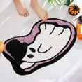 thumbnail image 4 of Stijggn Halloween Bath Mats for Bathroom Halloween Decorations Halloween Decorations Doormat, Welcome Mats for Front Door,Spooky Outdoor Mats for Front Door, Living Room, Bedroom, K-ids' Room, 4 of 6