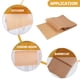 thumbnail image 4 of 100 piezas de papel desechable para hornear, papel absorbente de aceite, papel para freidora de aire, 4 of 8