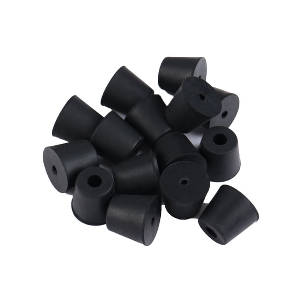 15 piezas de patas de goma, topes para muebles, mesa, amplificador, gabinete de altavoces, almohadillas para patas, D20x15xH17mm