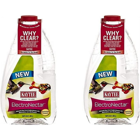 Kaytee Hummingbird Electro Nectar Ready to Use, 64oz 2 case64oz
