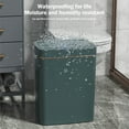thumbnail image 1 of Cubo de basura inteligente con sensor para inodoro de baño (líneas de carga de 18 L) verde dorado, 1 of 6