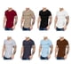 thumbnail image 2 of Camisetas de cuello redondo sueltas de color sólido rasgadas para hombre Camiseta de manga corta curvada ahuecada informal para hombre Eigraketly FS7578-01, 2 of 7