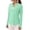 #0333-Green, variant on Womens Long Sleeve Half Zip Pullover Stand Collar Athletic Tops Casual Slim Fit Workout Shirts with Thumb Holes