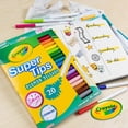 thumbnail image 4 of Marcadores Crayola Super Tips, 20 colores lavables, 4 of 4