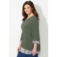 thumbnail image 3 of Catherines Women's Plus Size Impossibly Soft Duet Tunic, 3 of 5