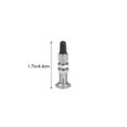 thumbnail image 3 of 10Pack Tubeless Tire Valve Stem For Bicycle Maintenance Silver Tapered Aluminium Clog Prevention Function, 3 of 3