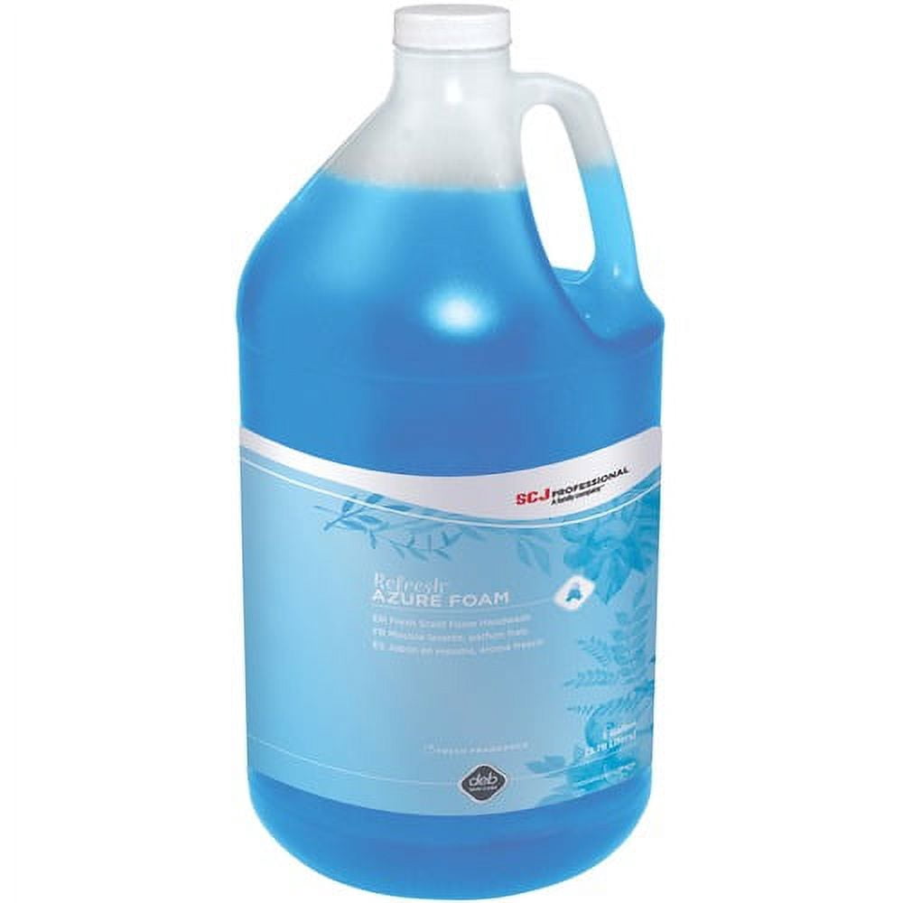 SC Johnson Fresh Apple Refill Foam Hand Soap Fresh Apple Scent - 1 gal (3.8 L) - Dirt Remover, Kill Germs - Hand - Blue - Anti-irritant, Non-drying - 1 Each