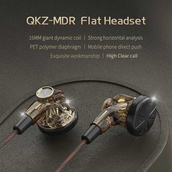 Wired headset,Clear Sport Hifi Professional Wired Headset Line Clear Professional Line Wired Hifi In-ear Wired