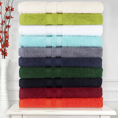 - Superior Ultra Soft 100% Cotton 6-Piece Towel Set - (2 face+2 hand+2 bath)