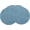 Blue Gray, variant on 15 Inch Round Braided Placemats Set of 4, Washable Heat Resistant Cotton Polyester Circle Place Mats for Kitchen Dining Table - White
