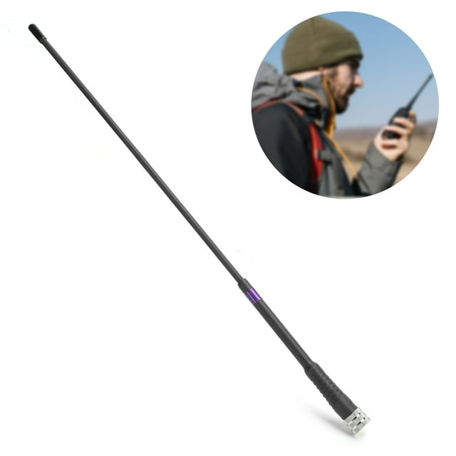 Soft Rubber Antenna, 136-174 MHz Handheld Antenna, Handheld High Gain Soft Antenna With Rubber Material, Soft, Light And Durable, For Increasing The GPS Signal Range, Plug And