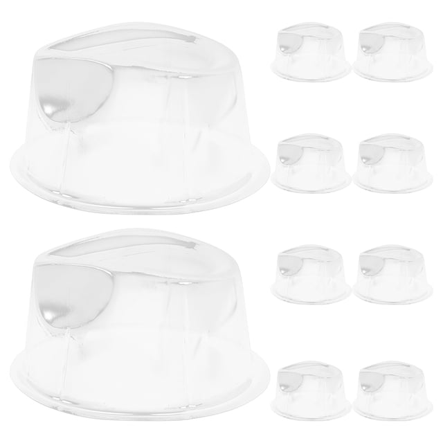 Miangastore 10 Pcs Supports de Chapeaux Présentoirs de Chapeaux en PVC