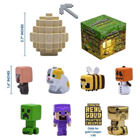 Minecraft Spawn-Egg Shaped Scrape and Dig Kit