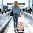 thumbnail image 5 of Stretch Luggage Cover S(18-20in)– Elastic Travel Suitcase Protector with Handle Openings & Bottom Closure, Washable Polyester Spandex Suitcases Cover, Floral Flowers Print, 5 of 5