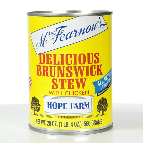 Mrs. Fearnow’s Brunswick Stew with Chicken, Carolina Made by Boone Brands, 20 oz Can – Just Heat and Serve (Shelf-Stable, New)