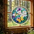 thumbnail image 5 of Honmine Acrylic Puzzle Suncatcher Window Hanging, 83 Pieces 7.4 Inch Stained Glass Puzzle, Garden Decoration For Women Men Mom Birthday Gift, Home Decor, 5 of 8