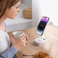thumbnail image 5 of CoreLiving Rechargeable Handheld Fan Personal Portable Desk Fan Quiet Battery Operated Small Fan with Phone Holder for Travel Office Home 1 Pack, 5 of 6