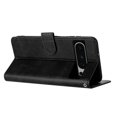 thumbnail image 4 of Funda abatible para Google Pixel 8 Pro con hebilla de piel sintética, soporte y ranura para tarjetas, color puro, 4 of 5