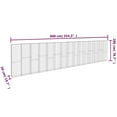 thumbnail image 6 of vidaXL Gabion Wall Gabion Basket Post Gabion Wall with Covers Galvanized Steel, 6 of 6