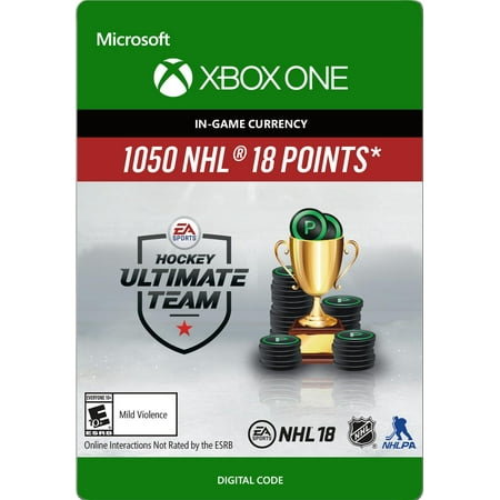 NHL 18 Ultimate Team NHL Points 1050 Xbox One (Email Delivery)