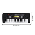 thumbnail image 3 of Chmadoxn Kids Piano Keyboard 37 Keys Piano For Kids Age 3-6 Electronic Piano With Microphone Multi-Function Musical Piano A chopper, 3 of 8