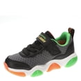 thumbnail image 4 of Zapatillas Skechers Mighty Glow 2.0 para Niños Negro Naranja Talla 9 Niño Pequeño, 4 of 6