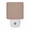 Brown, variant on Black and Beige Checkered LED Night Light, Classical Charcoal Gingham Plaid Night Lights plug into Wall with Smart Sensor Dusk to Dawn Sensor for Nursery Bedroom 2.95x4.5in