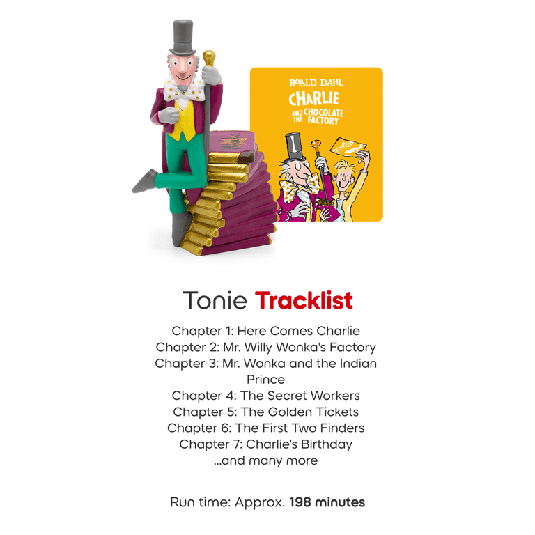 tonies, Audio Toy Figurine, Charlie and the Chocolate Factory, 5+