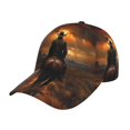 thumbnail image 1 of Balery Western Rainy Desert Cowboy Gorra de béisbol de tamaño ajustable para correr, entrenar y actividades al aire libre. Gorra de papá para todas las estaciones., 1 of 6