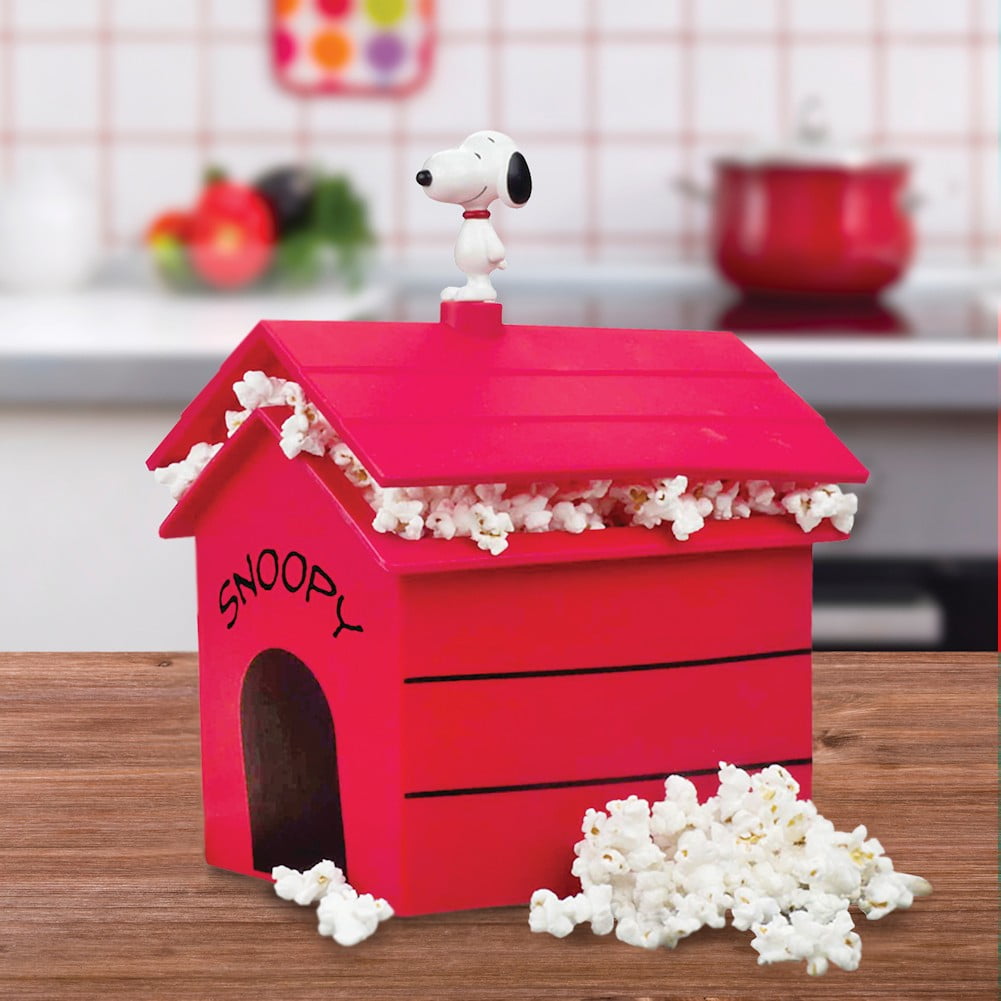 Peanuts R Snoopy Microwave Popcorn Popper Non Stick Silicone Dog House Walmart Com Walmart Com
