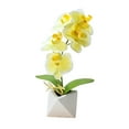 thumbnail image 2 of Cheer.US Artificial Flowers in Pot Decor Flower Arrangements Phalaenopsis Bonsai Plants Flower Bonsai Plants&nbsp;Flowers In Pot Table Centerpieces Dinning Room Table Kitchen Decoration, 2 of 7
